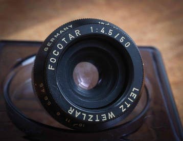 Leitz Focotar 1:4.5/50 Doka-apparatuur