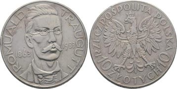 10 Zloty 1933 Polen Republik 1918-1939, Verzenden, België