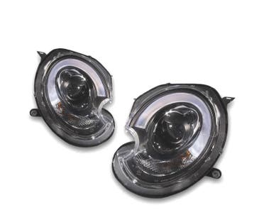 PHARES MINI COOPER R56 R57 06-10 TUBE LIGHT XENON FOND NOIR, Verzenden, Neuf