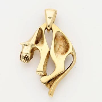 Pendentif - 18 carats Or jaune, Handtassen en Accessoires, Antieke sieraden