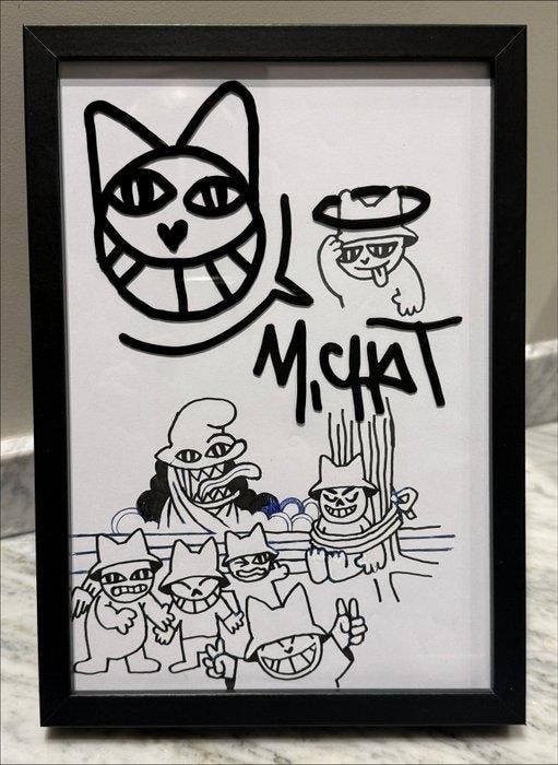 M. Chat (Thoma Vuille) (1977) - Le gang des chats, Antiek en Kunst, Antiek | Overige Antiek