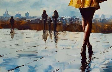 yamila velazquez - París Bajo la Lluvia: El Eco de una