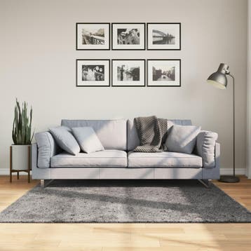 vidaXL Vloerkleed HUARTE laagpolig zacht wasbaar 160x160 cm, Verzenden, Nieuw
