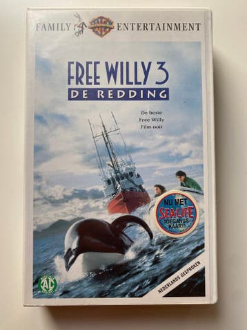 FREE WILLY 3: DE REDDING (VHS), Cd's en Dvd's, Gebruikt