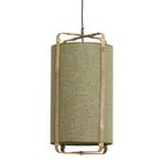 2dekans | Light & living hanglamp Sendai Ø42 x 70 cm – groen, Huis en Inrichting, Ophalen of Verzenden, Nieuw