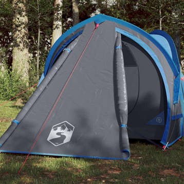 vidaXL Koepeltent 2-persoons waterdicht blauw, Caravans en Kamperen, Tenten, Verzenden, Nieuw