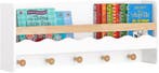 2dekans | Sobuy Wandgemonteerde Opbergplank - Wit - 73x15x30, Kinderen en Baby's, Ophalen of Verzenden, Nieuw