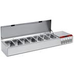 Gekoelde structuur GN 7x1/3, met deksel, Verzenden, Nieuw in verpakking, Koelen en Vriezen
