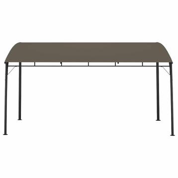 vidaXL Zonneluifel 4x3x2,55 m taupe, Verzenden, Nieuw