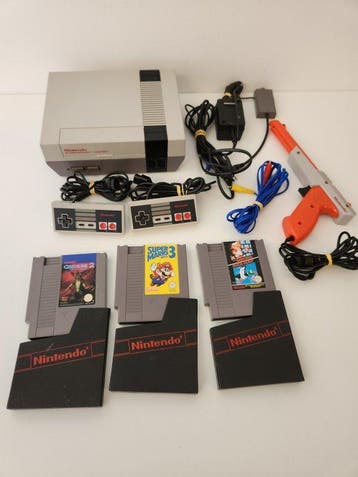 Nintendo - Nes - Nintendo Action Set & Mario & Mario 3 &, Games en Spelcomputers, Nieuw