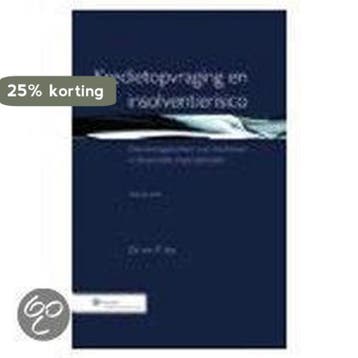 Kredietopvraging en insolventierisico 9789013025323, Verzenden, Peter Vos
