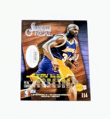 1996/97 Skybox NBA Shaquille ONeal Signed Z-Force Trading