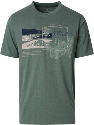 CASAMODA T-shirt Met Print 126340001-345 Groen, Kleding | Heren, Verzenden, Nieuw
