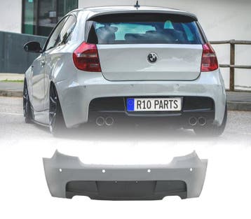 PARE-CHOCS ARRIÈRE BMW E81 E87 04-11 LOOK M PDC, Verzenden