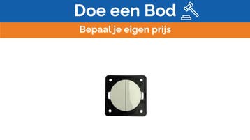 Bieden: Berker Integro Double Switch 10A 250V - Modular Ele, Ophalen of Verzenden, Nieuw