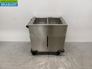 RVS Rieber Verrijdbare Bain-Marie 2 x 1/1 GN met, Zakelijke goederen, Ophalen of Verzenden, Nieuw in verpakking