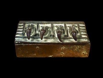 Goudpoederdoos - Koudouo. - Akan - Ghana/Ivoorkust