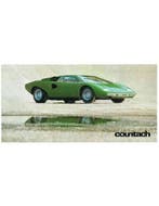 1974 LAMBORGHINI COUNTACH LP400 BROCHURE, Ophalen of Verzenden