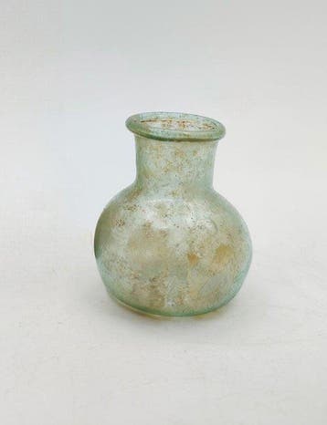 Oud-Romeins Glazen unguentarium Met Spaanse importlicentie, Verzamelen