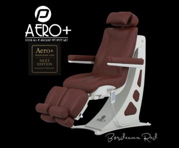 Pedicure Behandelstoel Aero+ Bordeaux Rood, Verzenden, Nieuw, Hand- en Voetverzorging