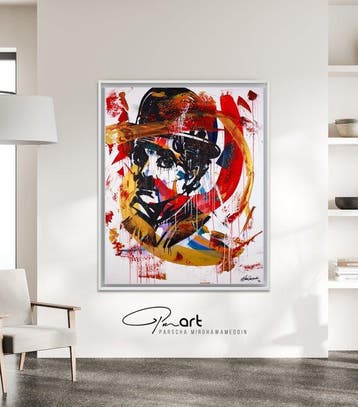 Parscha Mirghawameddin - Chaplin 3 - XXL, Antiek en Kunst