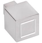 Meubelknop SQUARE JB20M rvs gepolijst 20 mm