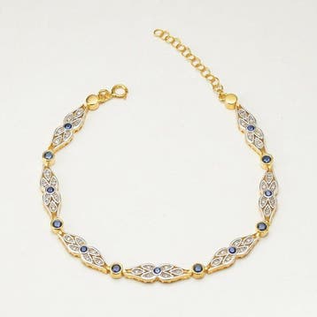 Zonder minimumprijs - Armband 18k goudverguld, Zilver, Nieuw