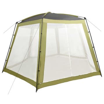 vidaXL Zwembadtent 500x433x250 cm stof groen, Verzenden, Nieuw