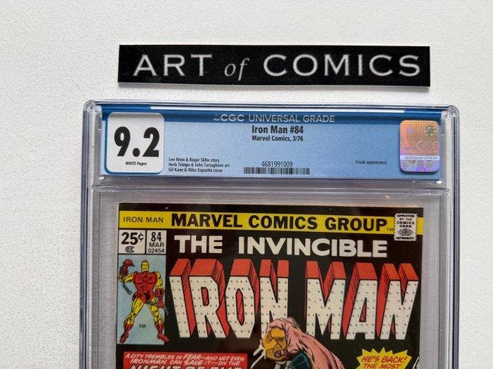 Iron Man #84 - CGC 9.2 - Freak Appearance - 1 Graded comic -, Livres, BD | Comics