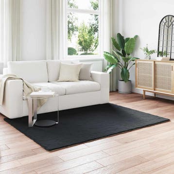 vidaXL Antislip vloerkleed van imitatie konijnenbont OLITE, Verzenden, Nieuw