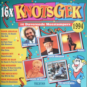 Various - 16x Knotsgek - 16 Daverende Meestampers 1994, Verzenden
