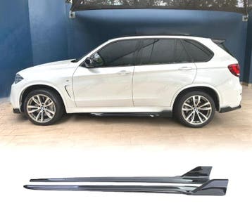 BAS DE CAISSE BMW X5 F15 12-18 LOOK M PERFORMANCE NOIR BRILL, Verzenden