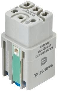 Han Q5 Vrouwelijke Snelsluitconnector Invoeg 5 Polig 2.5mm², Bricolage & Construction, Électricité & Câbles, Envoi