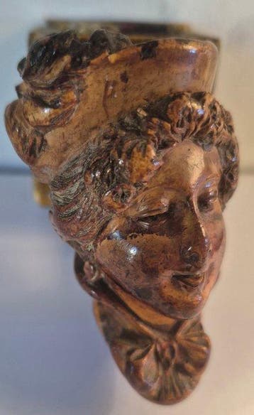 Elegant Lady with Silver Collar - Meerschuim pijp -, Verzamelen, Nieuw