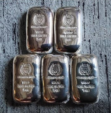 5 Troy Ounce - Zilver .999 - Germania Mint - Verzegeld, Timbres & Monnaies, Métaux nobles & Lingots