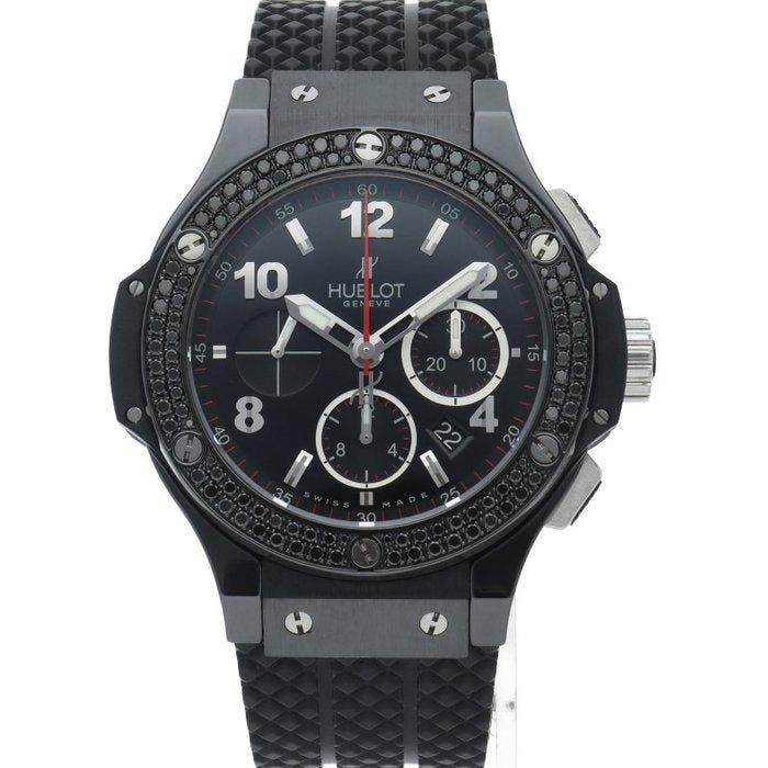 Hublot - Big Bang Black Magic Chronograph 1.7 Black Diamond, Bijoux, Sacs & Beauté, Montres | Hommes