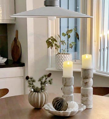 Herstal - Mikael Berlin - Plafondlamp - Sound Ø60 Witte