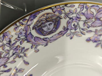 Rosenthal - Versace - Service à thé (8) - Porcelaine tendre
