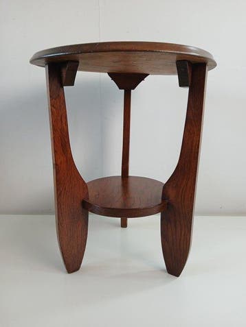 Bijzettafel - Eik - AmsterdamseSchool-ArtDeco