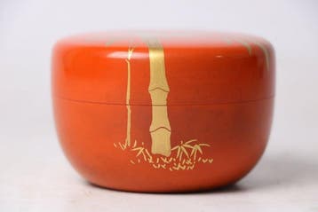 Heian Shusui - Boîte/pot à thé - Laque (urushi) -, Antiquités & Art
