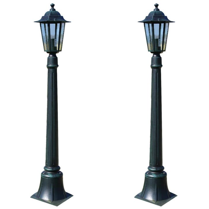 vidaXL Tuinlampen 2 st Preston 105 cm, Tuin en Terras, Buitenverlichting, Nieuw, Verzenden