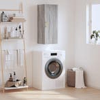 vidaXL Bovenkast 34,5x34x90 cm grijs sonoma eikenkleurig, Verzenden, Nieuw