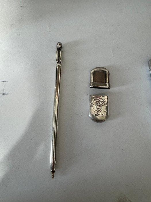 Ottaviani - Zakaansteker - .925 zilver - (2), Collections, Articles de fumeurs, Briquets & Boîtes d'allumettes