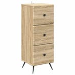 vidaXL Ladekast Sonoma Eiken 33 x 34,5 x 90 cm Bewerkt hout, Verzenden, Nieuw