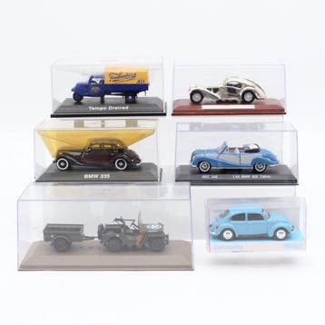 Atlas ,Schuco , Norev, Detail Cars 1:43 - Modelauto (6) -, Nieuw