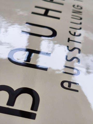 Bauhaus - enamel sign BAUHAUS Emailschild S Emaille Schild