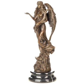 Figuur - Brons, Marmer, Antiek en Kunst