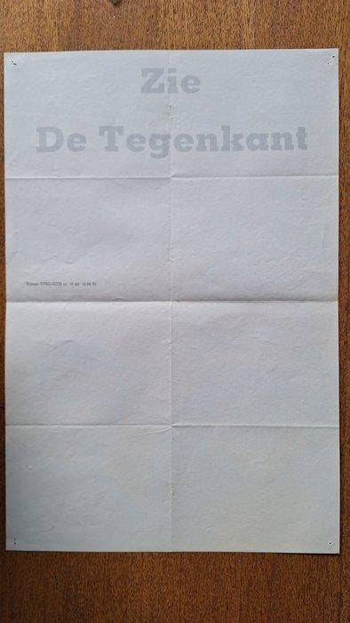 VPRO - Originele VPRO-poster De Tegenpartij - Koot en Bie -, Antiek en Kunst, Kunst | Tekeningen en Fotografie