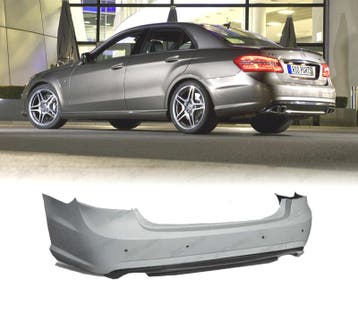 PARE-CHOCS ARRIÈRE MERCEDES CLASSE E W212 09-13 LOOK AMG PDC, Verzenden