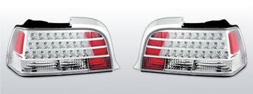 Achterlichten geschikt voor BMW E36 2D LED chrome, Verzenden, Nieuw, BMW